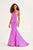 Ellie Wilde EW34016 - V-Neck Sequin Mermaid Prom Gown Prom Dresses 00 / Purple Rain