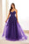 Ellie Wilde EW34036 - Lace Adorned Corset Back Prom Dress Prom Dresses 00 / Amethyst