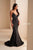 Ellie Wilde EW35002 - Bead Mermaid Evening Dress Prom Dresses 00 / Black