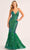 Ellie Wilde EW35006 - Feather Sequin Evening Dress Evening Dresses 00 / Emerald