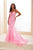 Ellie Wilde EW35010 - Embellished Lace Trumpet Prom Dress Prom Dresses 00 / Candy Pink