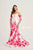 Ellie Wilde EW35036 -Embellished Strapless Mermaid Prom Gown Prom Dresses 8 / Black/White