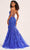 Ellie Wilde EW35049 - Embroidered Asymmetrical Neck Prom Gown Prom Dresses