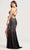 Ellie Wilde EW35061 - Fitted Rhinestone Embellished Prom Gown Prom Dresses