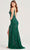 Ellie Wilde EW35062 - High Slit Beaded Evening Dress Prom Dresses