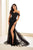 Ellie Wilde EW35082 - Off-Shoulder Floral Evening Dress Prom Dresses 00 / Black