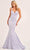 Ellie Wilde EW35083 - V-Neck Trumpet Evening Dress Evening Dresses 00 / Lavender Frost