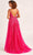 Ellie Wilde EW35113 - Lace Applique Sleeveless Prom Gown Prom Dresses 00 / Magenta