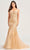 Ellie Wilde EW35238 - Sweetheart Trumpet Evening Dress Prom Dresses 00 / Dark Champagne