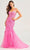 Ellie Wilde EW35238 - Sweetheart Trumpet Evening Dress Prom Dresses 00 / Hot Pink