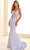 Ellie Wilde EW36001 - See-Through Corset Sweetheart Prom Dress Prom Dresses 00 / Lavender Frost