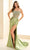 Ellie Wilde EW36002 - Beaded Illusion Corset Prom Gown Prom Dresses 00 / Sage