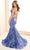 Ellie Wilde EW36003 - Floral Sequin Lace Mermaid Prom Dress Prom Dresses