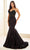 Ellie Wilde EW36004 - Beaded Lace Appliqued Sweetheart Prom Dress Prom Dresses 00 / Black