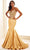 Ellie Wilde EW36004 - Beaded Lace Appliqued Sweetheart Prom Dress Prom Dresses 00 / Gold