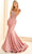 Ellie Wilde EW36004 - Beaded Lace Appliqued Sweetheart Prom Dress Prom Dresses 00 / Rose Gold