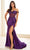 Ellie Wilde EW36005 - Sweetheart Linear Beaded Prom Gown Prom Dresses 00 / Dk Purple