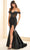 Ellie Wilde EW36007 - Cap Sleeve See-Through Corset Prom Gown Prom Dresses 00 / Black