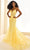 Ellie Wilde EW36008 - Plunging Neckline Trumpet Prom Dress Prom Dresses