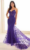 Ellie Wilde EW36008 - Plunging Neckline Trumpet Prom Dress Prom Dresses5