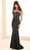 Ellie Wilde EW36013 - Scoop Neck Illusion Cutout Prom Dress Prom Dresses 00 / Black