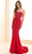 Ellie Wilde EW36013 - Scoop Neck Illusion Cutout Prom Dress Prom Dresses 00 / Ruby