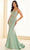 Ellie Wilde EW36013 - Scoop Neck Illusion Cutout Prom Dress Prom Dresses 00 / Sage