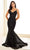 Ellie Wilde EW36020 - Mermaid Skirt Beaded Lace Prom Gown Prom Dresses 00 / Black