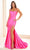 Ellie Wilde EW36021 - Scoop Neck Corset Bodice Prom Gown Prom Dresses 00 / Hot Pink