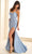 Ellie Wilde EW36021 - Scoop Neck Prom Gown Prom Dresses 00 / Slate