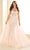 Ellie Wilde EW36028 - Sweetheart Embroidered Prom Gown with Overskirt Prom Dresses 00 / Petal