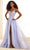 Ellie Wilde EW36046 - Sweetheart Sequin Appliqued Prom Dress Prom Dresses 00 / Blue Hydrangea