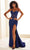 Ellie Wilde EW36049 - Sweetheart Lavish Beaded Prom Gown Prom Dresses 00 / Navy Blue