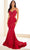 Ellie Wilde EW36051 - Plunging Sweetheart Side Cutout Prom Gown Prom Dresses 00 / Ruby