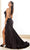 Ellie Wilde EW36065 - Sequin Appliqued High Slit Prom Gown Prom Dresses