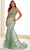 Ellie Wilde EW36074 - Mermaid Sequin Appliqued Prom Gown Prom Dresses 00 / Sage