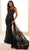 Ellie Wilde EW36075 - Sequined Scoop Prom Gown with Overskirt Prom Dresses 00 / Black