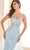 Ellie Wilde EW36075 - Sequined Scoop Prom Gown with Overskirt Prom Dresses