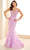 Ellie Wilde EW36082 - Floral Beaded Dual Straps Prom Gown Prom Dresses 00 / Lilac