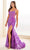 Ellie Wilde EW36101 - Scoop Neck Mermaid Evening Gown Prom Dresses 00 / Purple Rain