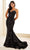 Ellie Wilde EW36102 - Sequin Embroidered Mermaid Prom Dress Prom Dresses 00 / Black