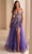 Ellie Wilde EW36215 - Embellished Off-Shoulder Prom Gown Prom Dresses 00 / Dk Purple/Multi