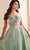 Ellie Wilde EW36218 - 3D Floral Accent Sweetheart Prom Gown Prom Dresses