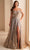 Ellie Wilde EW36220 - Sweetheart Glitter Embroidered Prom Gown Prom Dresses 00 / Slate/Gold