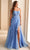 Ellie Wilde EW36222 - Corset Sleeveless Prom Gown Prom Dresses 00 / Bluebell