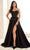 Ellie Wilde EW36227 - Cutout Back Bustier Prom Dress Prom Dresses 00 / Black