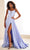 Ellie Wilde EW36227 - Cutout Back Bustier Prom Dress Prom Dresses 00 / Lt Periwinkle