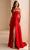 Ellie Wilde EW36227 - Cutout Back Bustier Prom Dress Prom Dresses 00 / Ruby