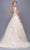 Eureka Fashion 6601 - Embroidered V-Shaped Back Bridal Gown Bridal Dresses