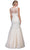 Eureka Fashion 6701 - Bateau Neck Embroidered Bridal Gown Bridal Dresses